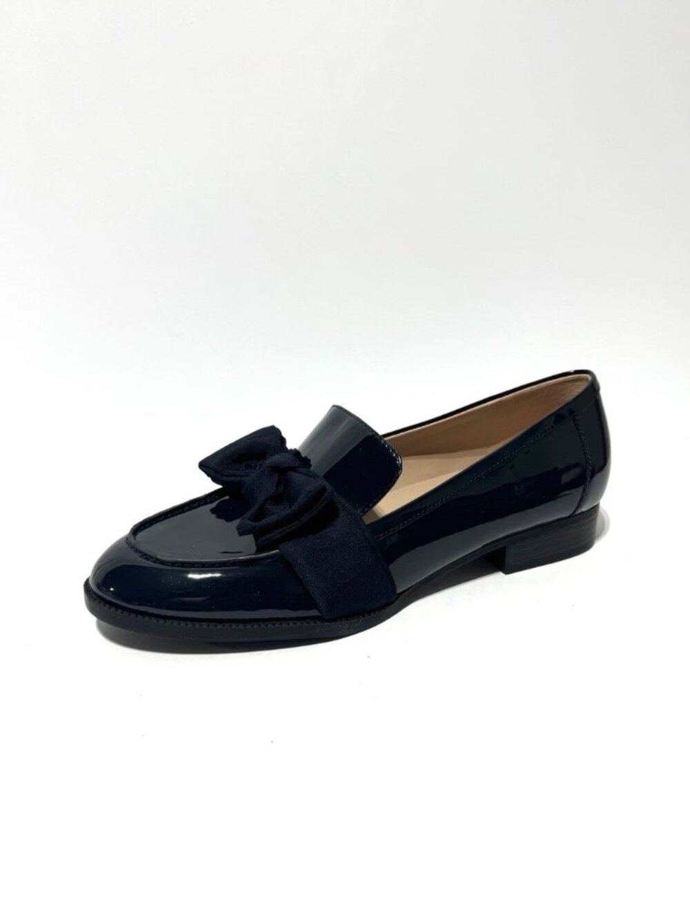 Bandolino Womens Bow Loafer Navy Size 10 M